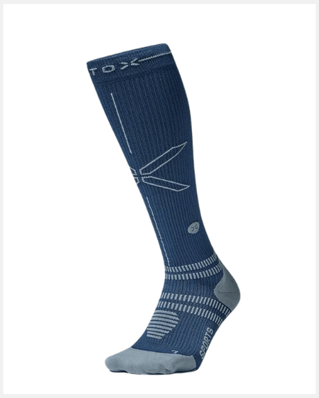 STOX Sports Socks Blue/Grey