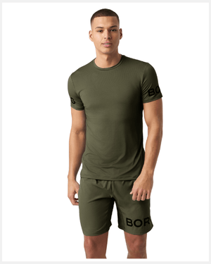 Björn Borg T-shirt Men Dark Green