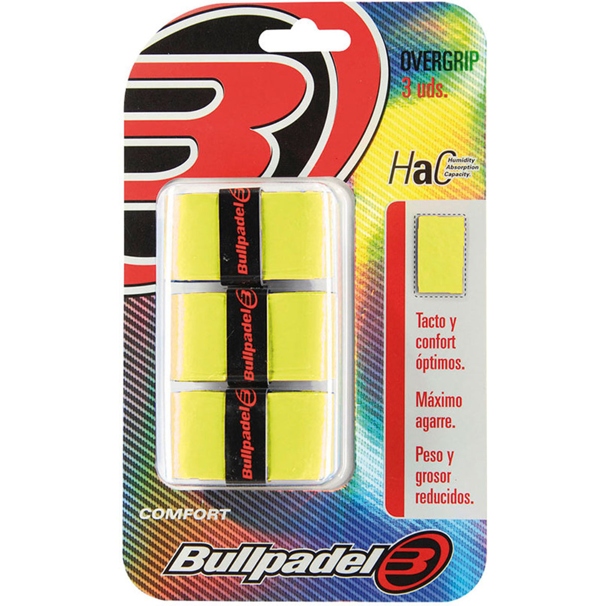 Bullpadel Overgrip Yellow (3 pieces)