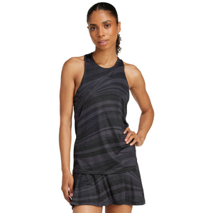 Adidas Club Graphic Tank Dark Grey