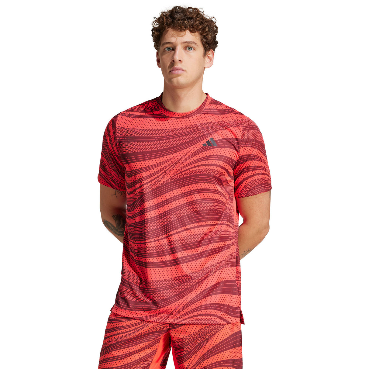 Adidas T-Shirt Club Graphic Red