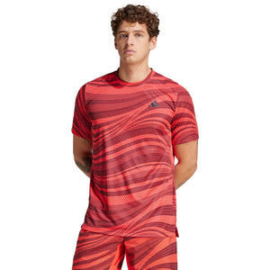 Adidas T-Shirt Club Graphic Red