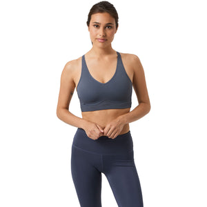 Björn Borg Mid V Support Sports Bra Odyssey Gray