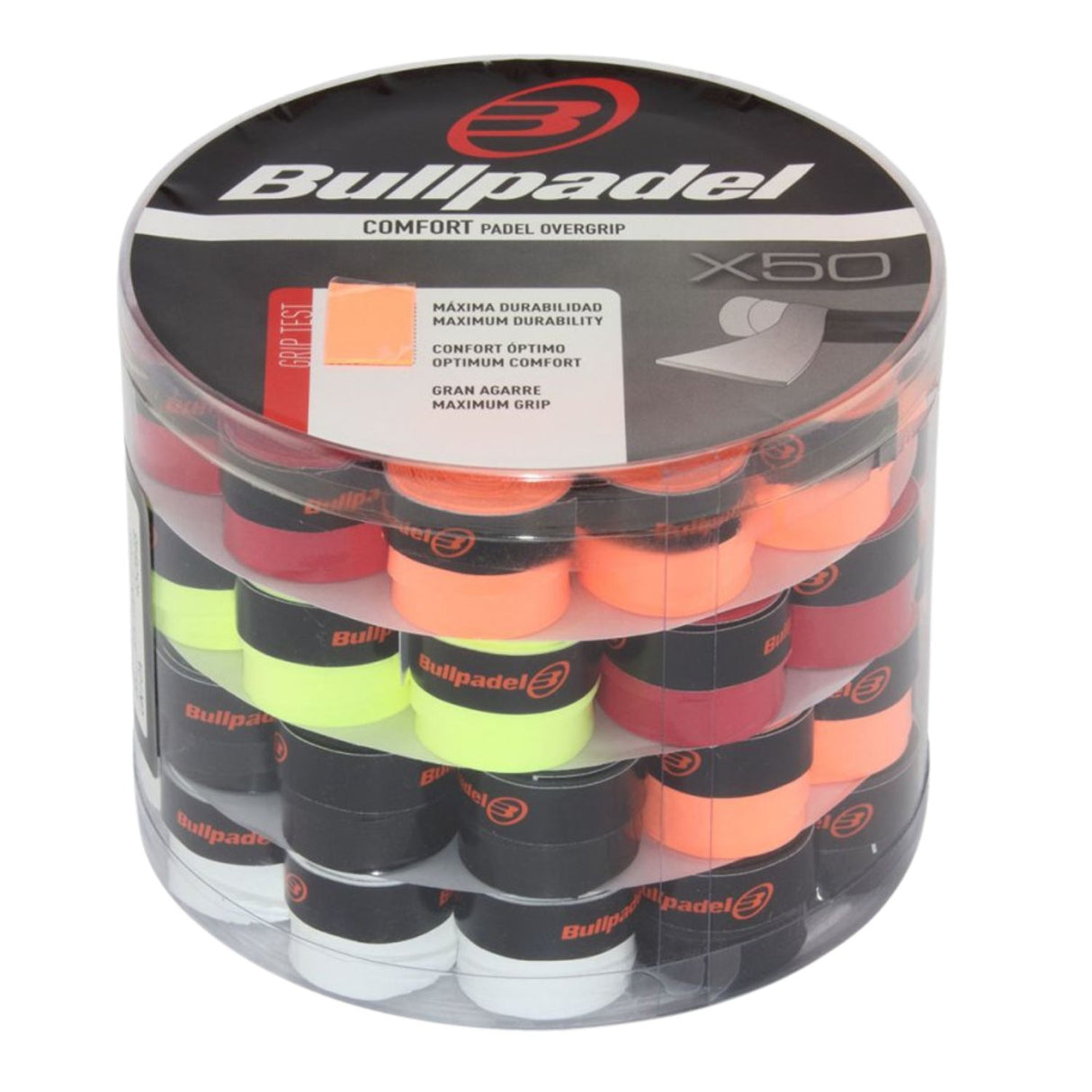 Bullpadel Overgrips Various Colors 50 Pieces
