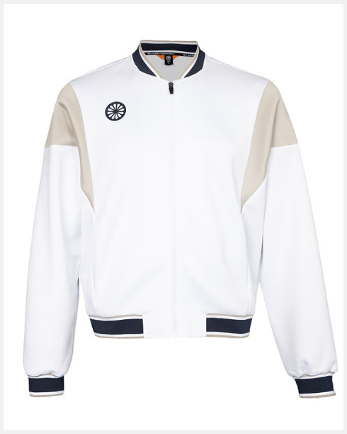 The Indian Maharadja Pique Bomber Jacket White