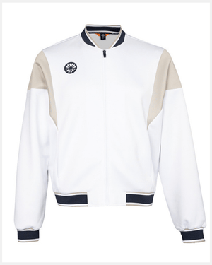 The Indian Maharadja Pique Bomber Jacket White