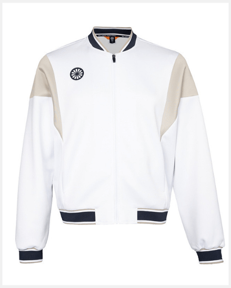 The Indian Maharadja Pique Bomber Jacket White