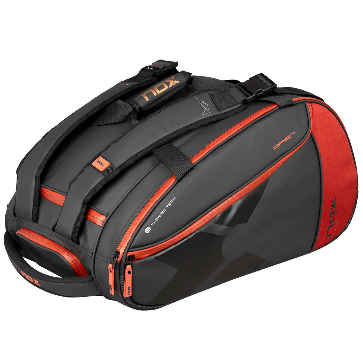 Nox Racket Bag Luxury Open Series Black/Red