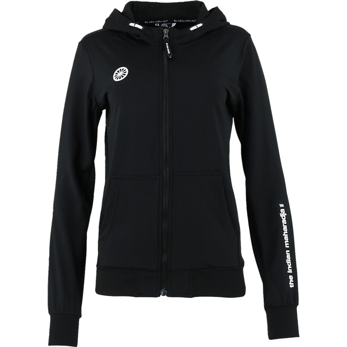 Indian Maharadja Kadiri Women Hooded Jacket Black
