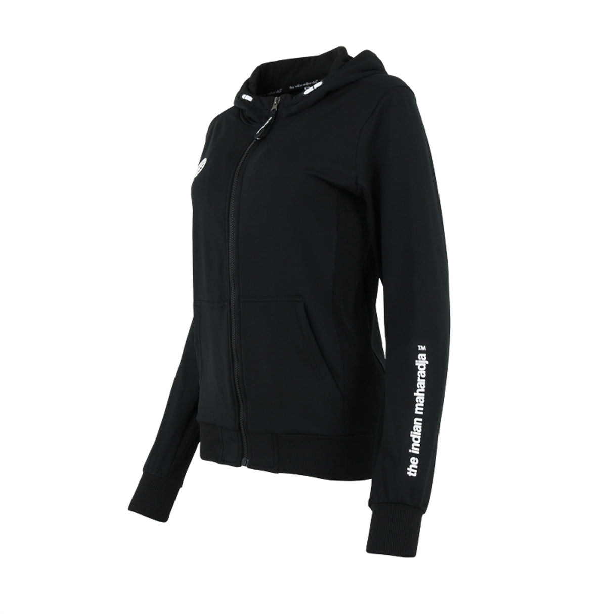 Indian Maharadja Kadiri Women Hooded Jacket Black
