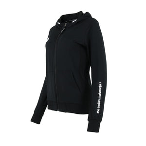 Indian Maharadja Kadiri Women Hooded Jacket Black