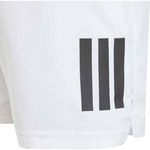 Adidas Boys Club 3 - Stripe Shorts White - 
