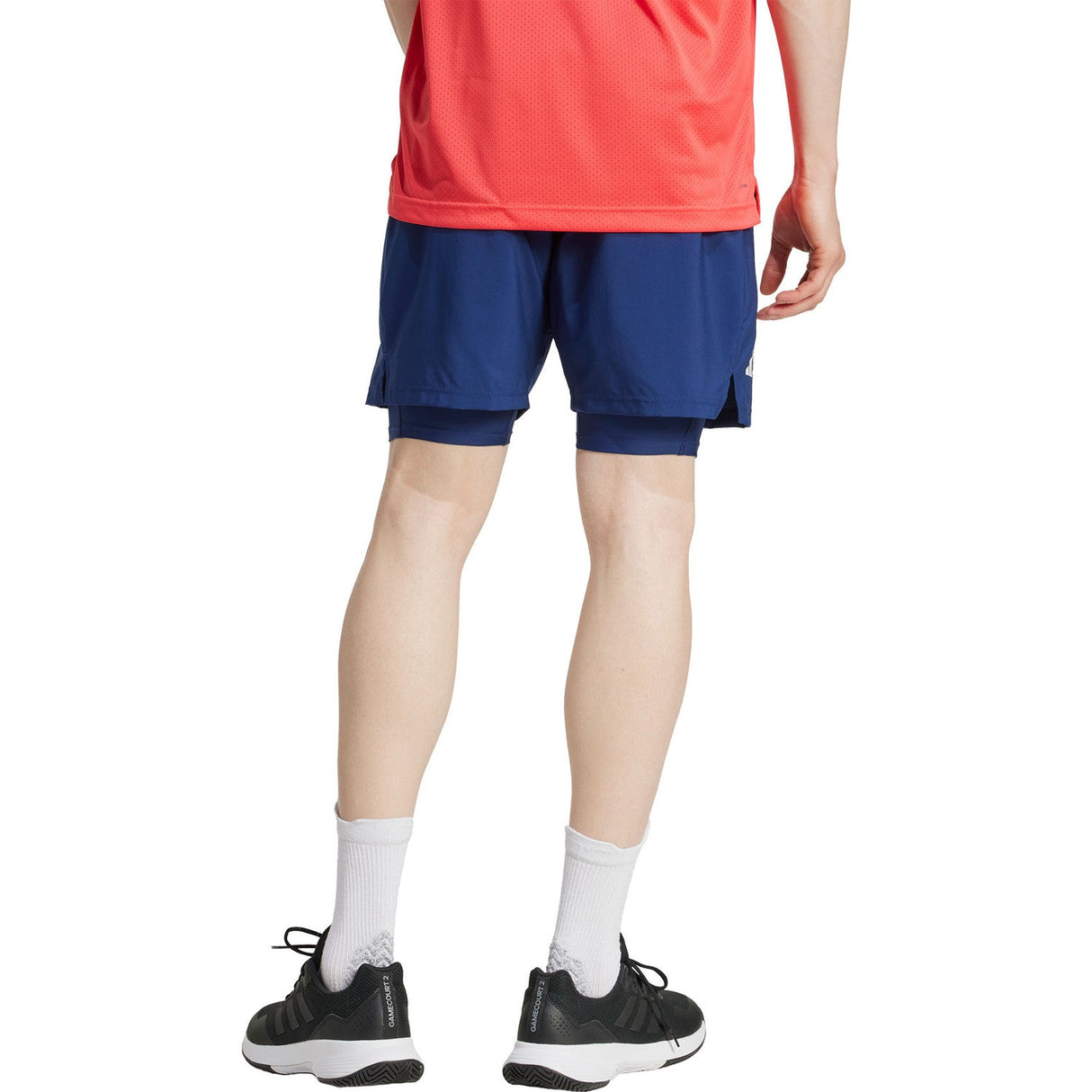 Adidas Club 2IN1 Shorts Dark Blue - 