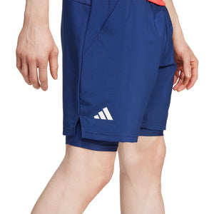 Adidas Club 2IN1 Shorts Dark Blue - 