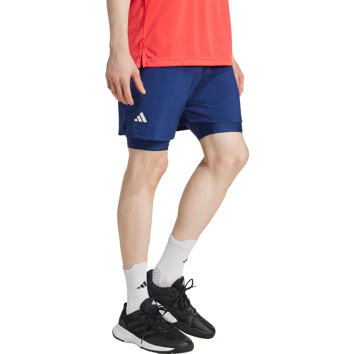 Adidas Club 2IN1 Shorts Dark Blue - 