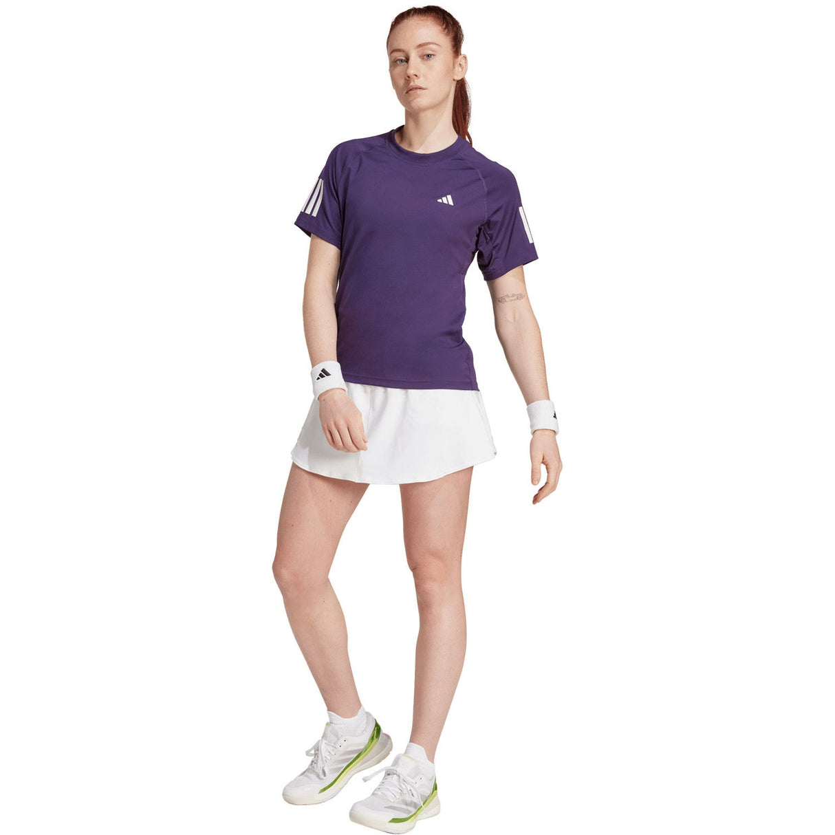 Adidas Club 3 - Stripes T-Shirt W - 
