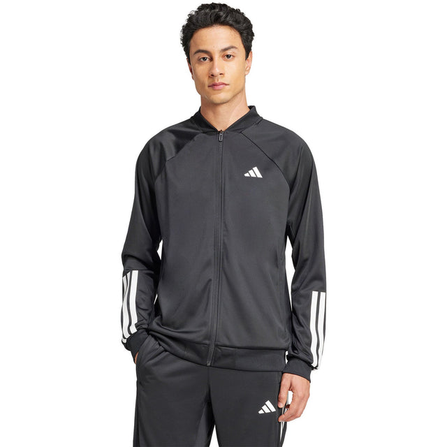 Adidas Jacket 3 - Stripes Knitted Black - 