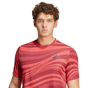 Adidas T-Shirt Club Graphic Red - 