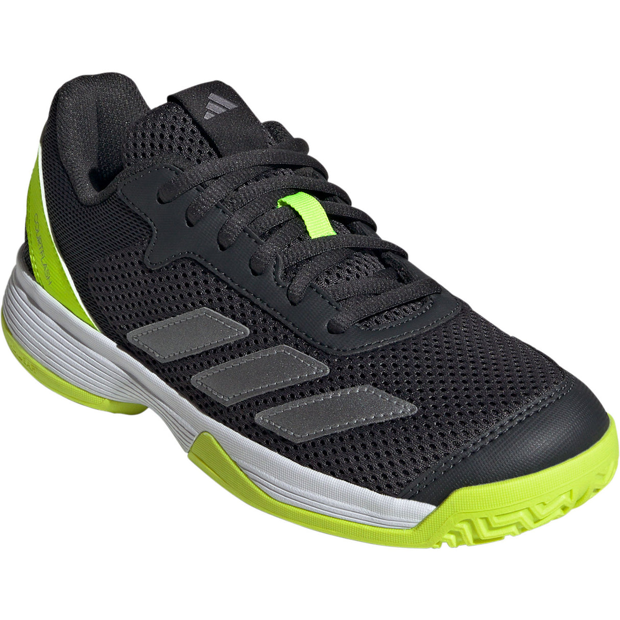 Adidas Courtflash K Dark Grey/Lime
