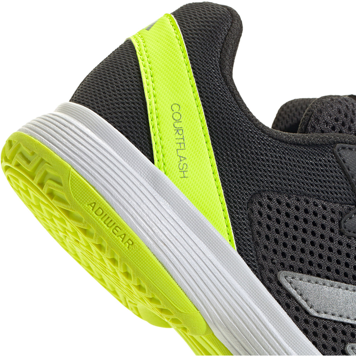 Adidas Courtflash K Dark Grey/Lime