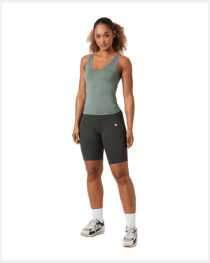 Björn Borg Ace Deep V Neck Tank Top Green - 