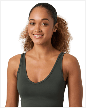 Björn Borg Ace Deep V Neck Tank Top Grey - 