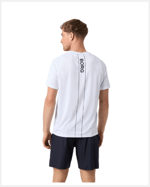 Björn Borg Ace V - Neck T-Shirt White - 