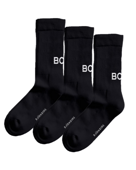 Björn Borg Core Crew Polyamide Sock Black (3 Pack) - 