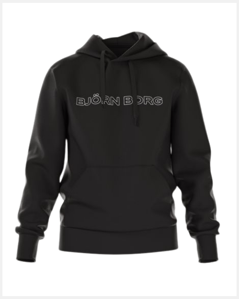 Björn Borg Essential 3 Hoodie Black - 