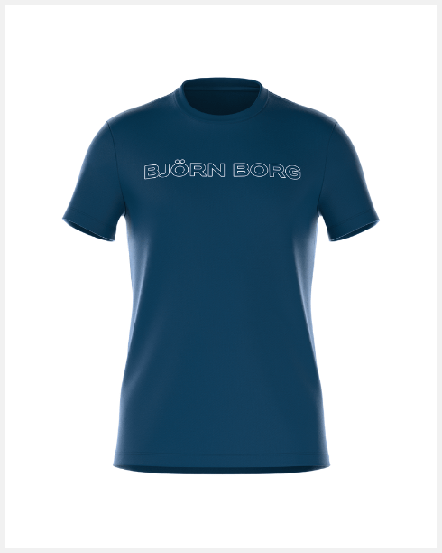 Björn Borg Essential 3 T-Shirt Blue - 