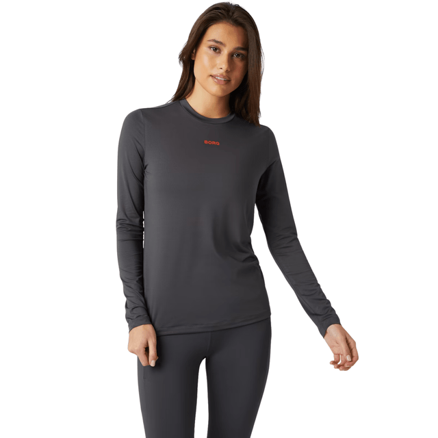 Björn Borg Long Sleeve T-Shirt Grey - 