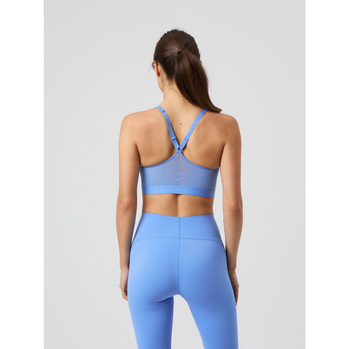 Björn Borg Mid V Support Sports Bra Blue - 