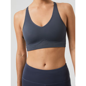 Björn Borg Mid V Support Sports Bra Odyssey Gray - 