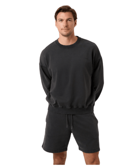 Björn Borg Oversized Washed Sweatshirt Black - 