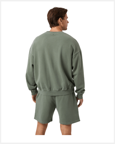 Björn Borg Oversized Washed Sweatshirt Green - 