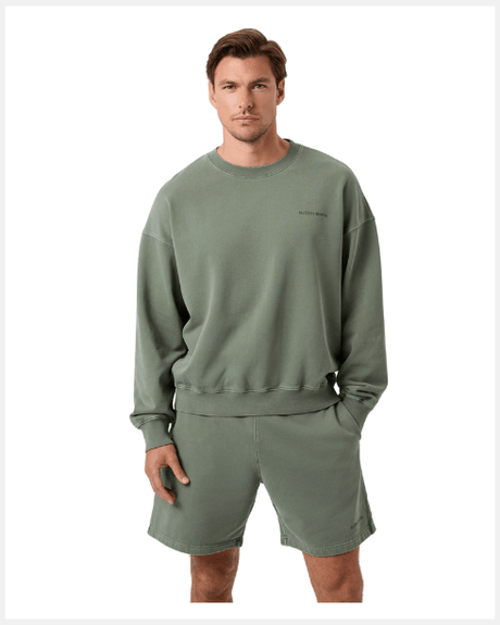 Björn Borg Oversized Washed Sweatshirt Green - 