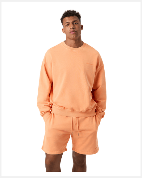 Björn Borg Oversized Washed Sweatshirt Orange - 