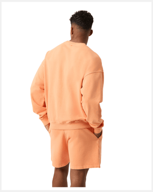 Björn Borg Oversized Washed Sweatshirt Orange - 