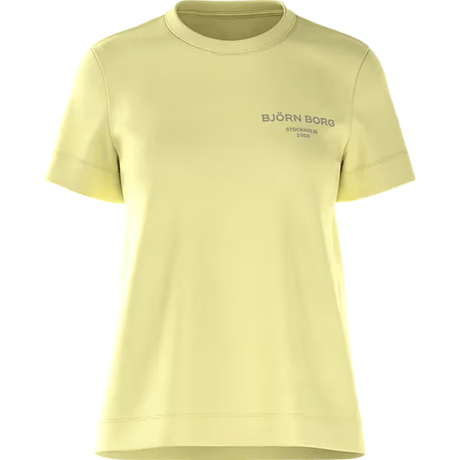 Björn Borg W Essential 1 T-Shirt Yellow - 