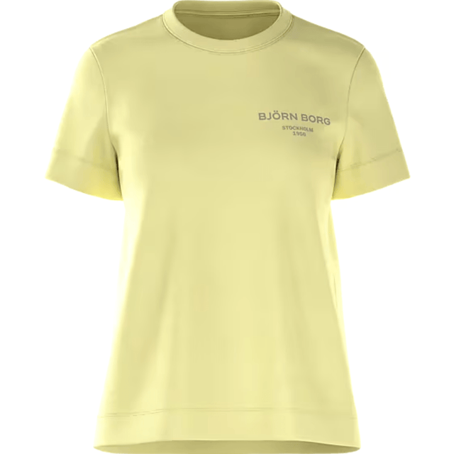 Björn Borg W Essential 1 T-Shirt Yellow - 