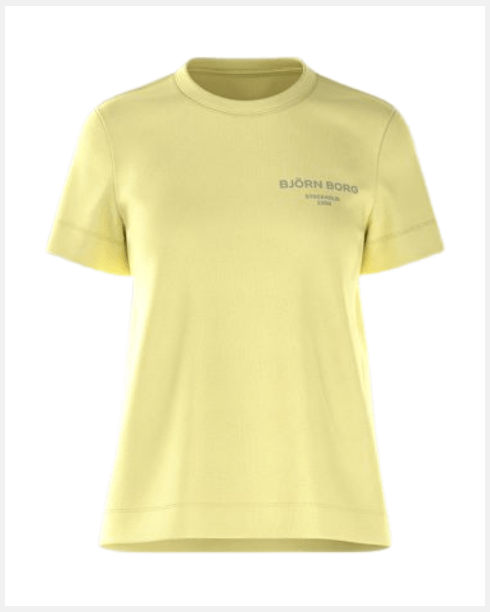 Björn Borg W Essential 1 T-Shirt Yellow
