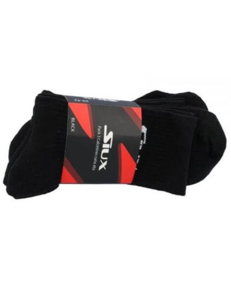 Siux Sportsokken Hoog Zwart (3 Pack) - 