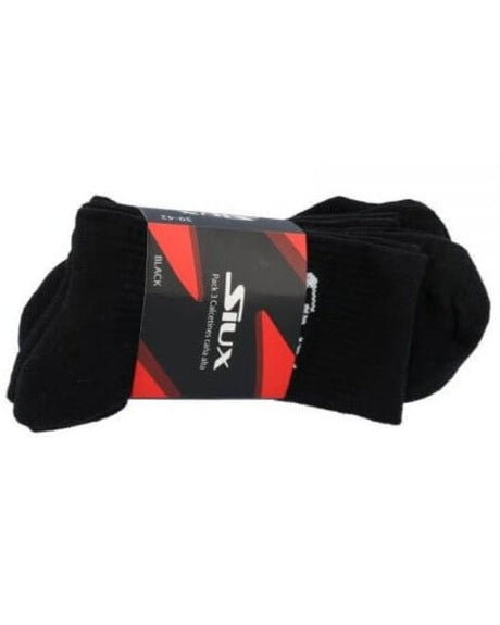 Siux Sportsokken Hoog Zwart (3 Pack) - 