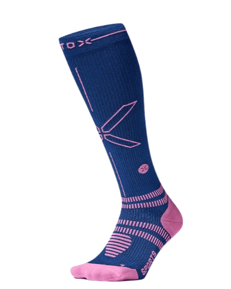 STOX Sports Socks Women Blue/Pink - 