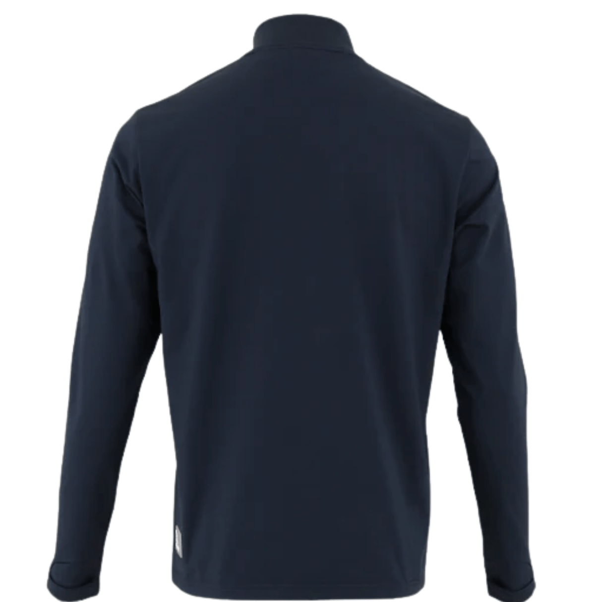 The Indian Maharadja Baroda Chevron Half Zip Sweater Navy - 