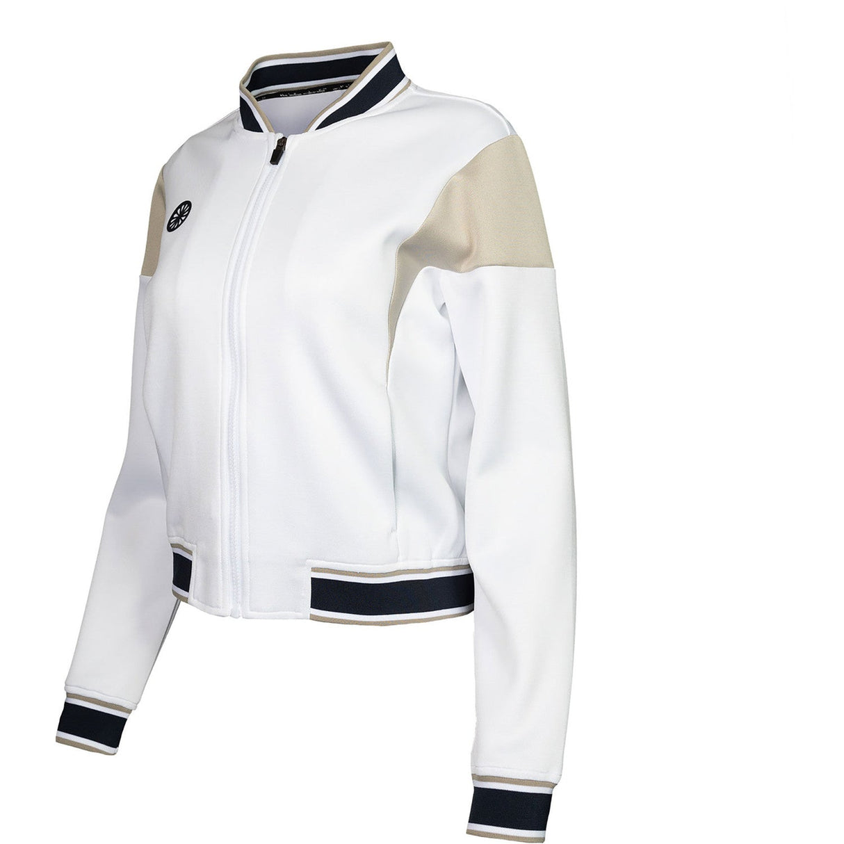 The Indian Maharadja W Pique Bomber Jacket White - 