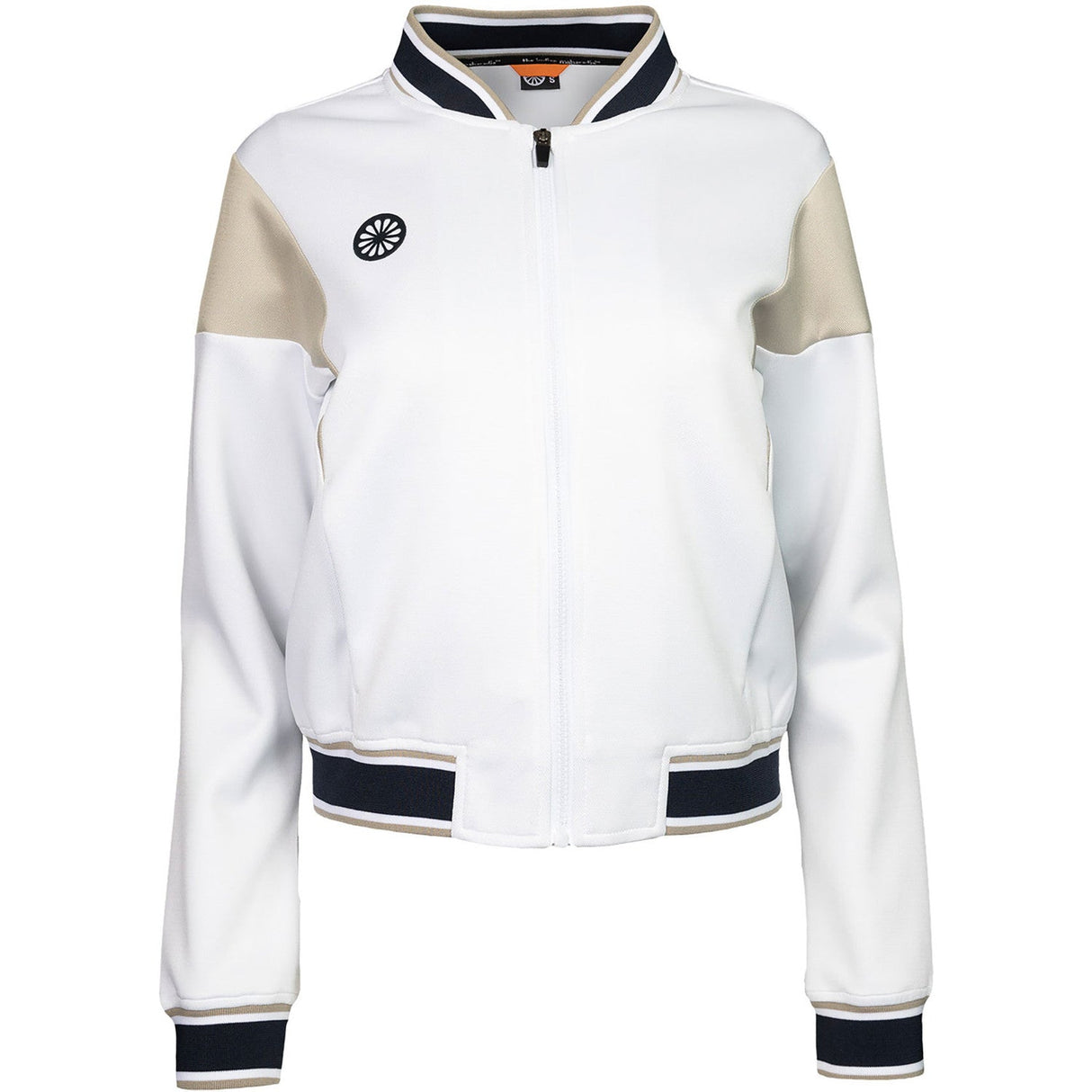 The Indian Maharadja W Pique Bomber Jacket White - 