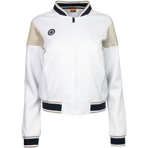 The Indian Maharadja W Pique Bomber Jacket White - 