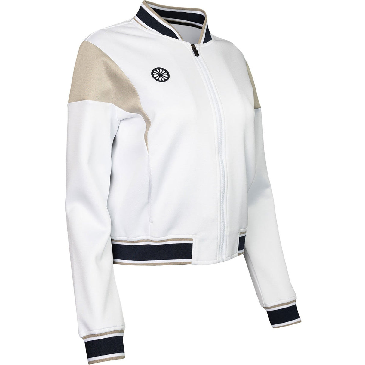 The Indian Maharadja W Pique Bomber Jacket White - 