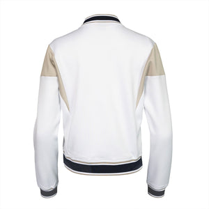 The Indian Maharadja W Pique Bomber Jacket White - 